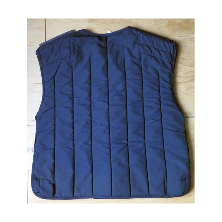 MILITARIA : sous veste matelassée de police à scratch de taille S