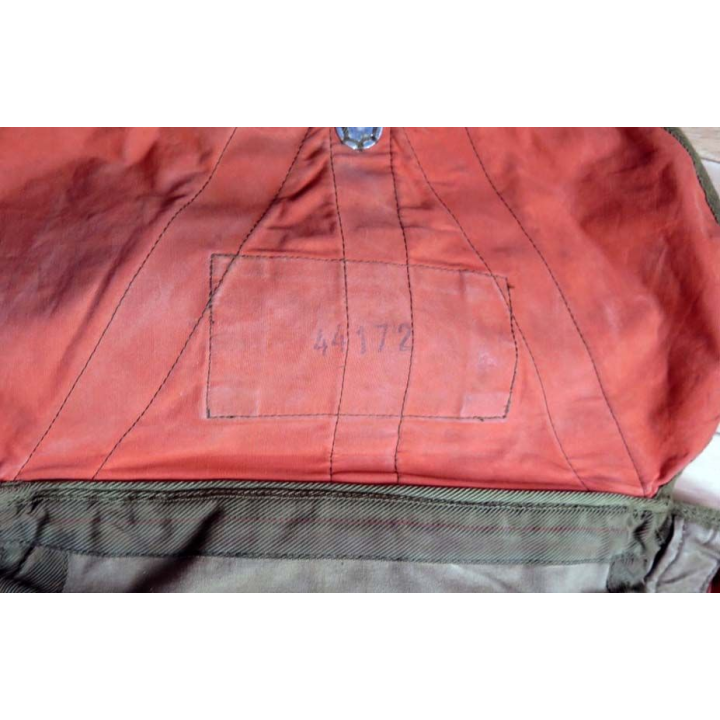 MILITARIA : sac de parachute de chuteur modèle réglementaire français