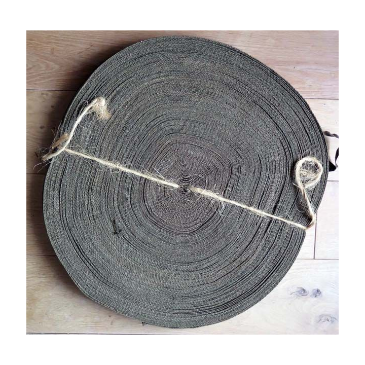 MILITARIA : rouleau de sangle TAP de plus de 80 mètres de long et de largeur 4 cm extrêmement résistant