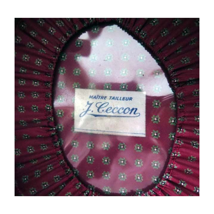 MILITARIA : Képi de Général de division K de fabrication Maître tailleur J. Ceccon kaki clair