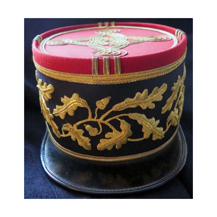 MILITARIA : Képi du Général K en canetille