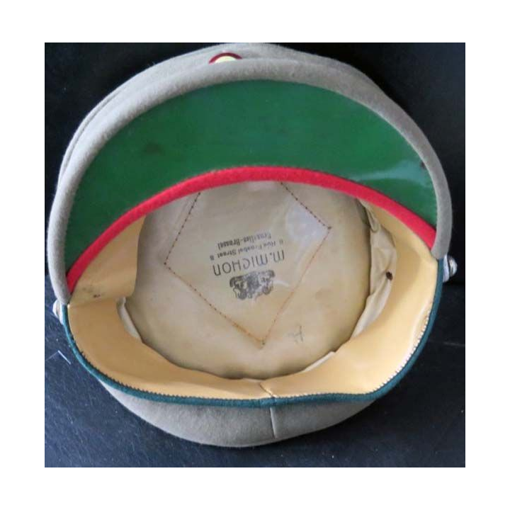 MILITARIA : Casquette d'officier des douanes belges de fabrication Michon à Brussel taille 57  (7 1/2)