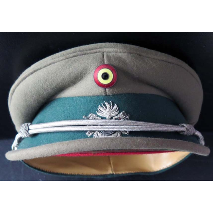 MILITARIA : Casquette d'officier des douanes belges de fabrication Michon à Brussel taille 57  (7 1/2)