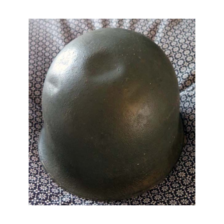 MILITARIA : Casque modèle 51 avec son sous casque de fabrication Pont de Buis 1969 2° modèle