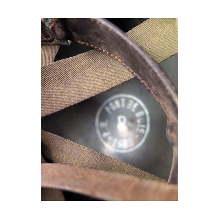 MILITARIA : Casque modèle 51 avec son sous casque de fabrication Pont de Buis 1969 2° modèle