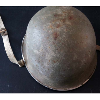 MILITARIA : Casque modèle 51 avec son sous casque de chars 