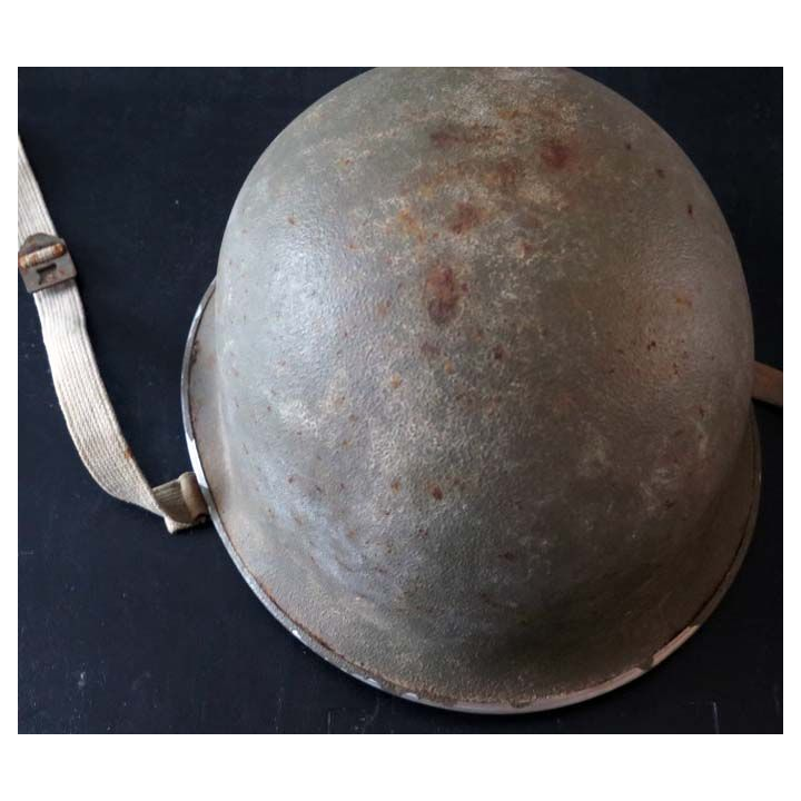 MILITARIA : Casque modèle 51 avec son sous casque de chars 