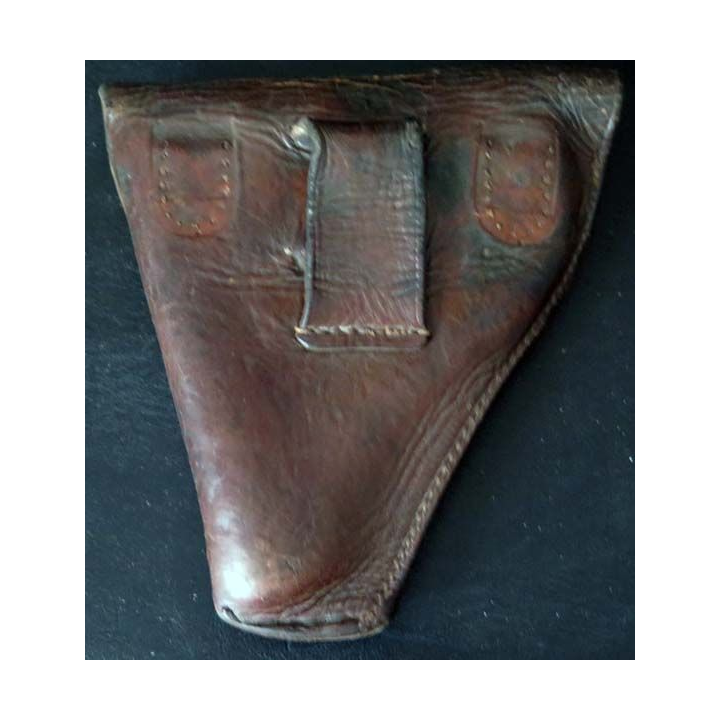 MILITARIA : Etui porte pistolet en cuir 