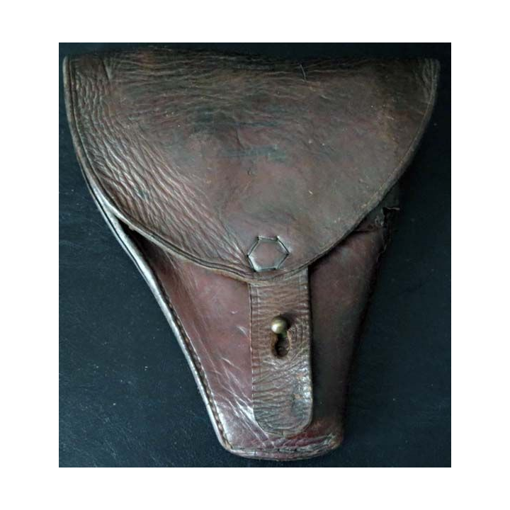 MILITARIA : Etui porte pistolet en cuir 