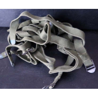 MILITARIA : sangle de portage US garrying strap assembly sleeping bag en toile