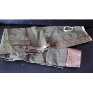 MILITARIA : Etui porte pistolet en cuir 