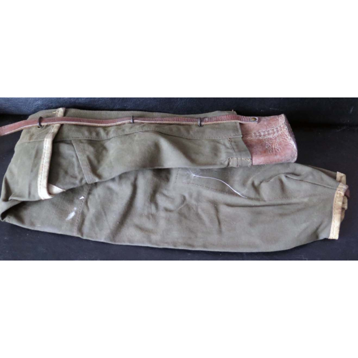 MILITARIA : Etui porte pistolet en cuir 