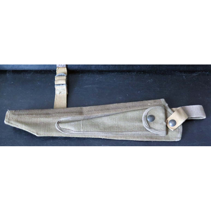 MILITARIA : Housse porte scie hégoïne en toile