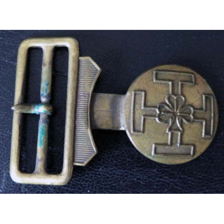 SCOUT : boucle de ceinturon scoute en métal 