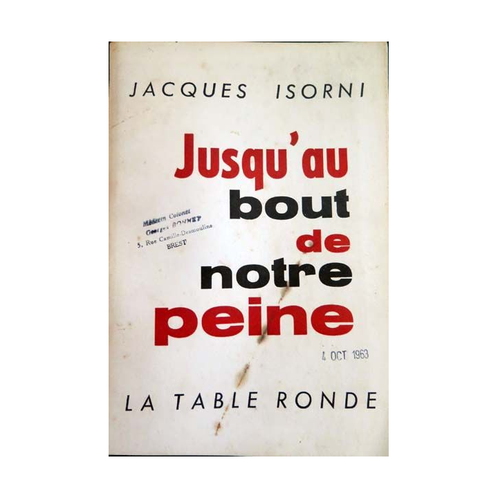 1. Jusqu'au bout de notre peine