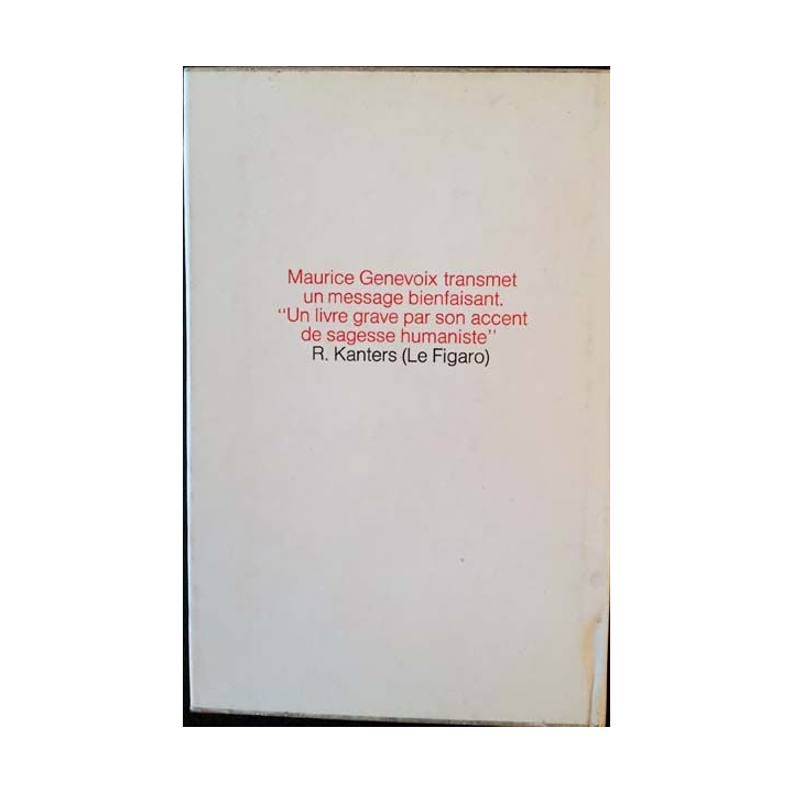 1. La mort de près de Maurice Genevoix aux éditions france loisirs