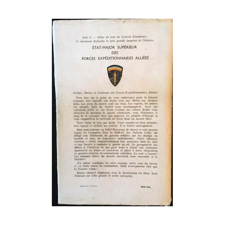 1. Croisade en Europe de Dwight D.Eisenhower aux éditions Robert Laffont