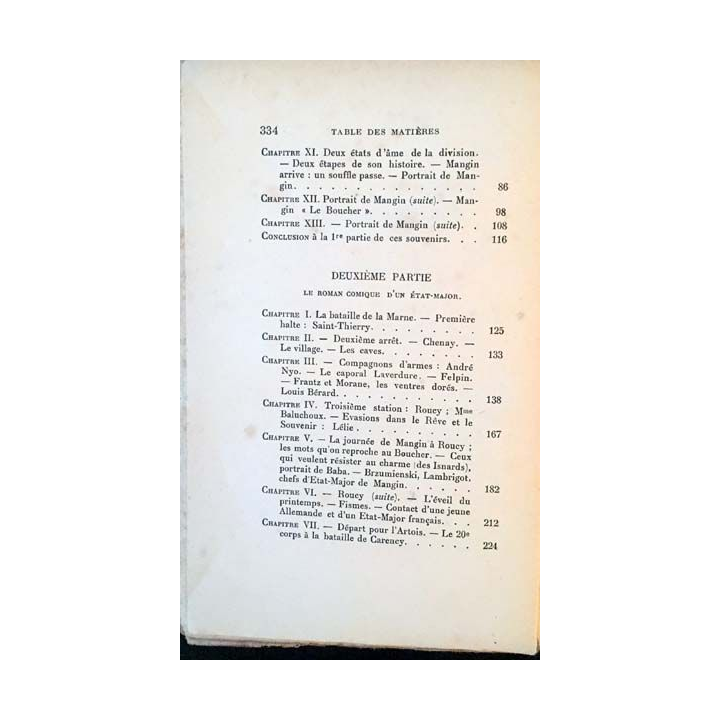 1. De Sauret la honte a Mangin le boucher de Henri Dutheil aux éditions nouvelle librairie nationale