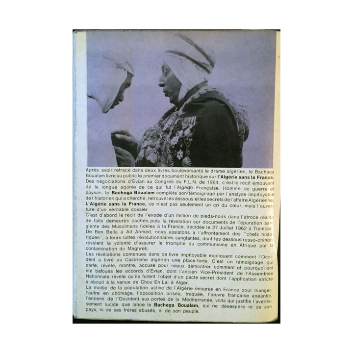 1. L'Algérie sans la France de Bachaga Boualam aux éditions france-empire