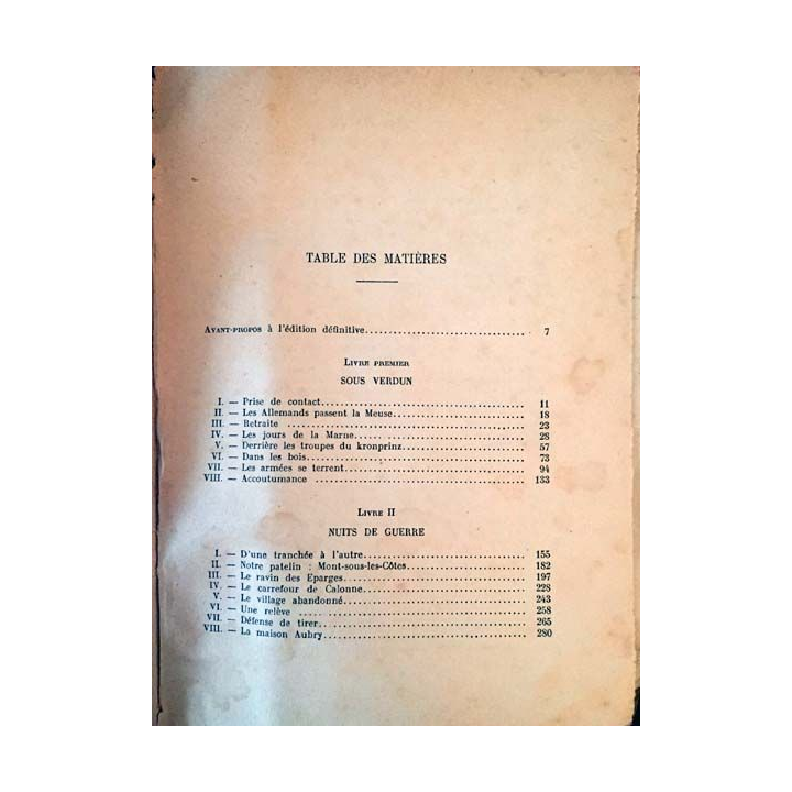 1. Ceux de 14 de Maurice Genevoix aux éditions flammarion