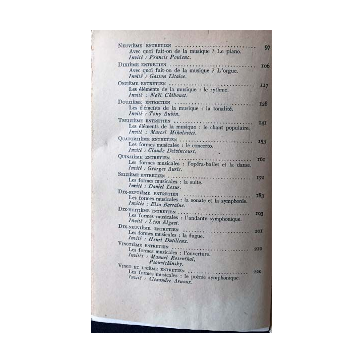 1. Plaisir de la musique Tome 1 de Roland-Manuel aux éditions du seuil
