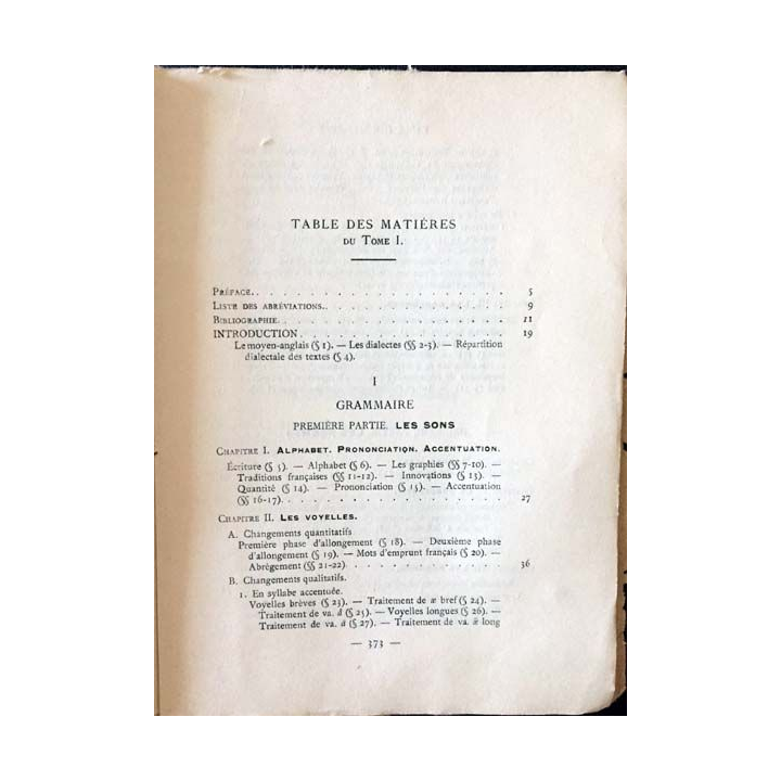 1. Manuel de l'Anglais au Moyen Age des origines au XIV siècle 1 Grammaire et texte de Fernand Mossé