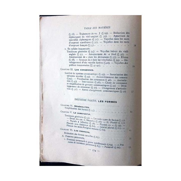 1. Manuel de l'Anglais au Moyen Age des origines au XIV siècle 1 Grammaire et texte de Fernand Mossé