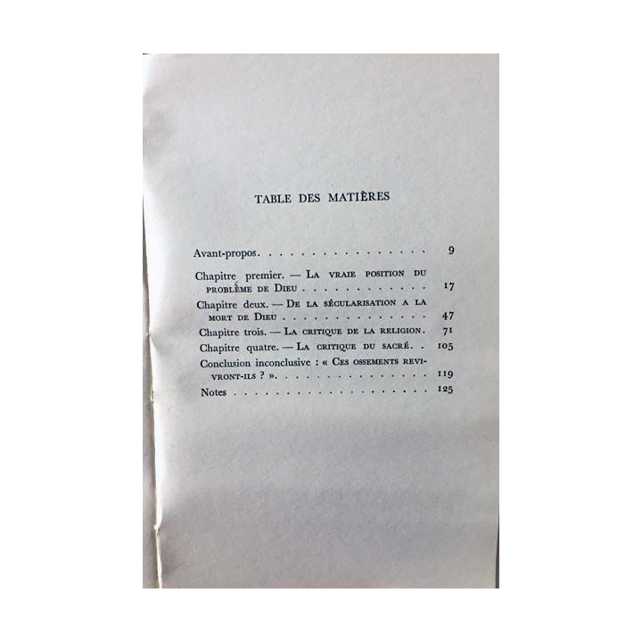 1. Religieux et clercs contre Dieu de Louis Bouyer aux éditions Aubier Montaigne (C3)