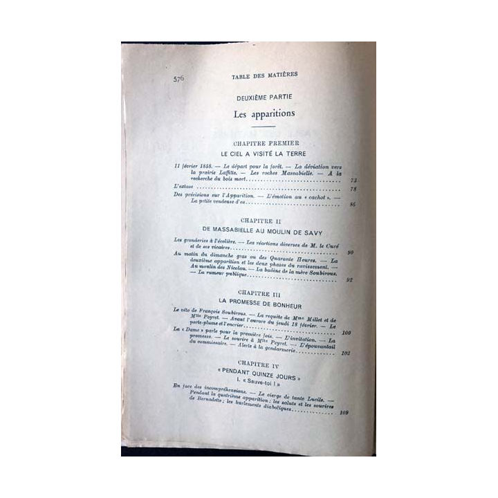 1. Sainte Bernadette la voyante de Lourdes de Mgr Francis Trochu aux éditions Emmanuel Vitte