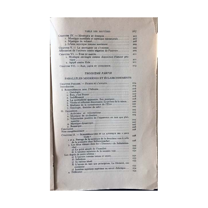 1. Mystique d'Orient et mystique d'Occident de R.Otto aux éditions payot