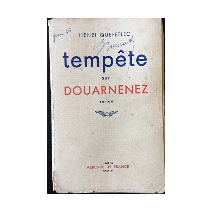 1. Tempête sur Douarnenez de Henri Queffélec aux éditions mercure de France