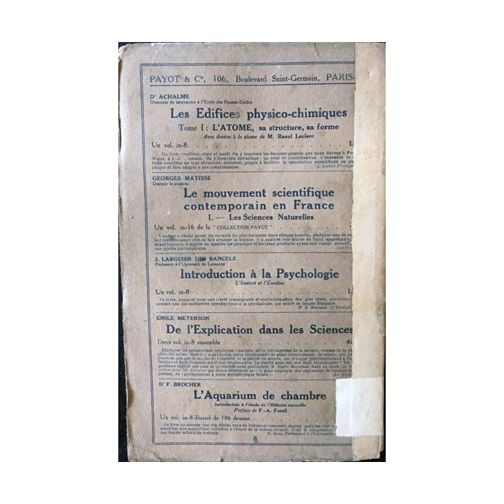 1. Introduction a la psychanalyse de Dr Sigm. Freud aux éditions payot