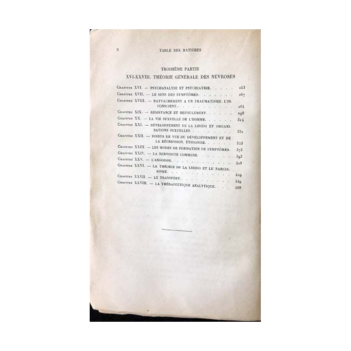 1. Introduction a la psychanalyse de Dr Sigm. Freud aux éditions payot