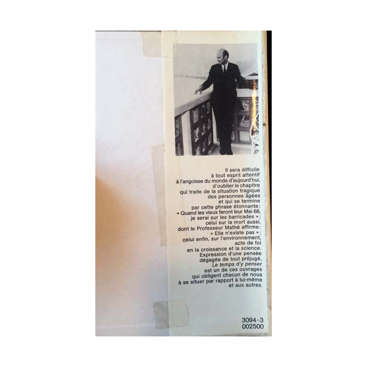 1. Le temps d'y penser de Georges Mathé aux éditions france loisirs