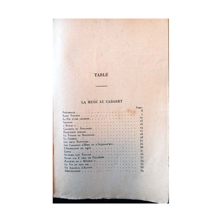 1. La muse au cabaret de Raoul Ponchon aux éditions Eugène Fasquelle