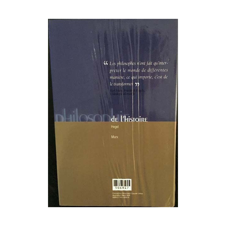 1. Philosophie de l'histoire Hegel Marx aux éditions France-loisirs
