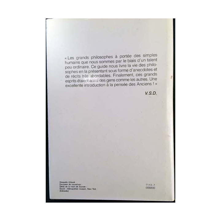 1. Les grands philosophes de la Grèce antique de Luciano De Crescenzo Edition France-loisirs