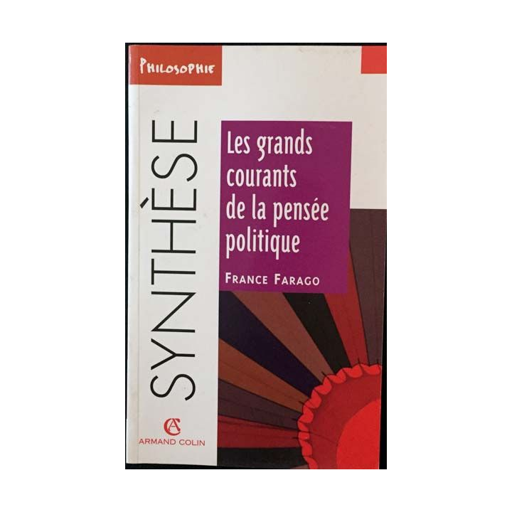 1. Les grands courants de la pensée politique de France Farago aux éditions Armand Colin