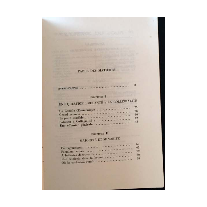 1. Vatican II: Pierre ou la Chaos de Abbé Robert Prévost aux éditions la table ronde 1965