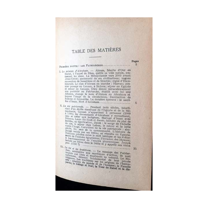 1. Histoire sainte Le peuple de la bible de Daniel Rops aux éditions librairie Arthème Fayard 1943