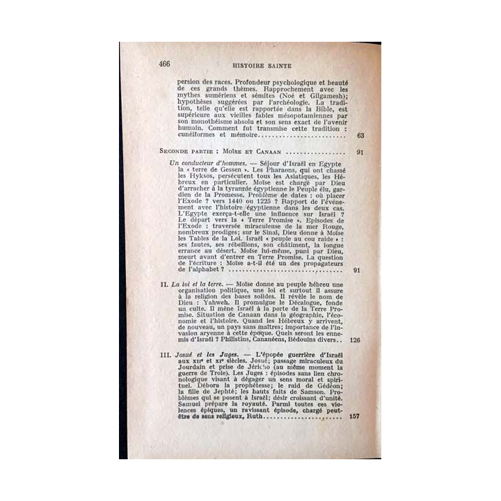 1. Histoire sainte Le peuple de la bible de Daniel Rops aux éditions librairie Arthème Fayard 1943