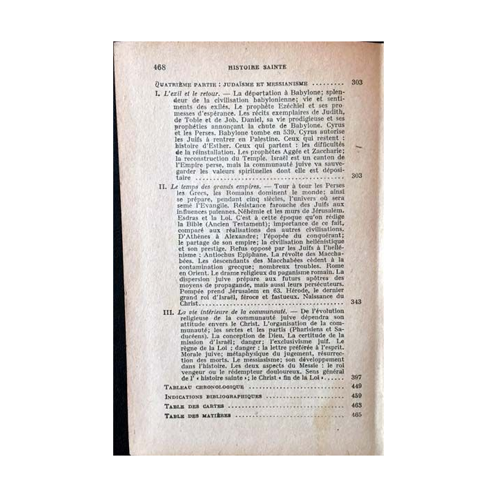1. Histoire sainte Le peuple de la bible de Daniel Rops aux éditions librairie Arthème Fayard 1943