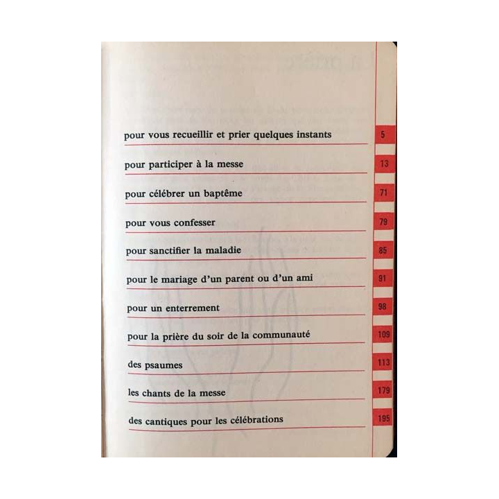 1. Prières et chants du peuple de Dieu manuel des paroisses aux éditions tardy
