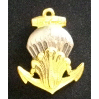Insigne du 1° bataillon colonial de commandos parachutistes dos lisse