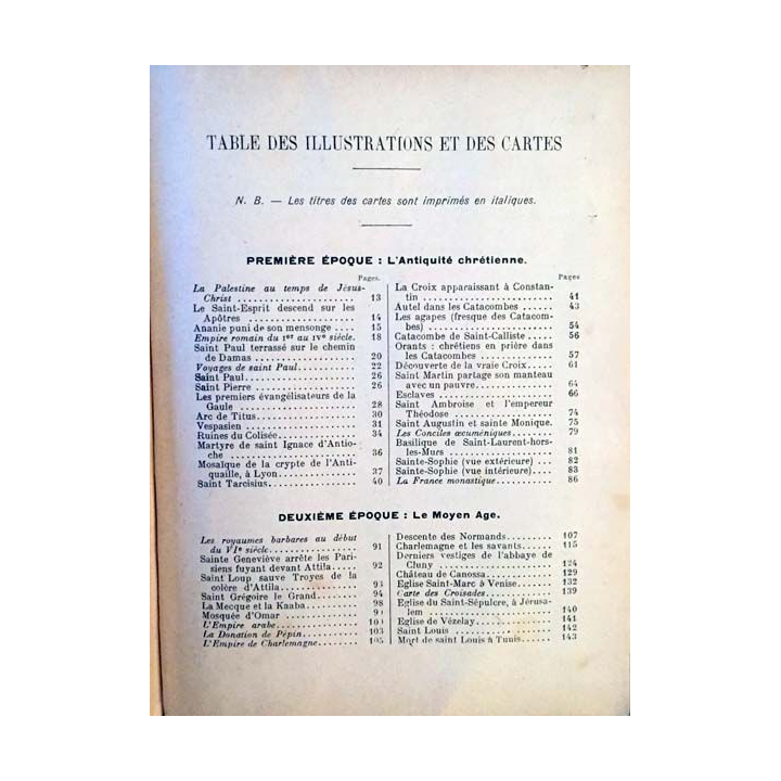 1. Histoire abrégée de l'Église - Cours moyen de l'Abbé A. Boulenger aux éditions Emmanuel Vitte 1938