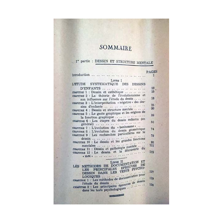 1. Dessin et structure mentale Contribution à l'étude psycho-sociale des milieux nord-africains