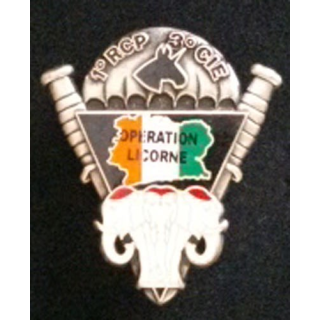1° RÉGIMENT DE CHASSEURS PARACHUTISTES 3° CIE LICORNE RCP