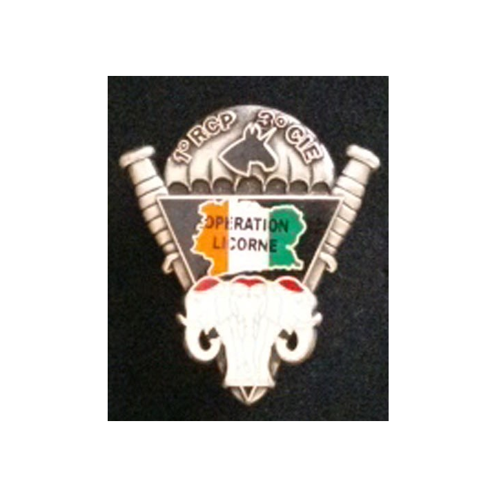 1° RÉGIMENT DE CHASSEURS PARACHUTISTES 3° CIE LICORNE RCP