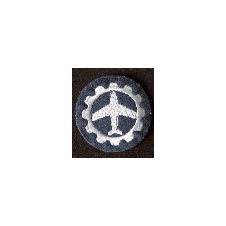 MILITARIA : Galon de soldat de 1° classe allemand en tissu