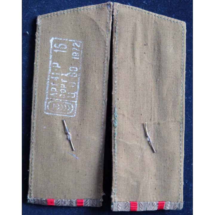 MILITARIA : paire d'épaulette de commandant de l'armée russe